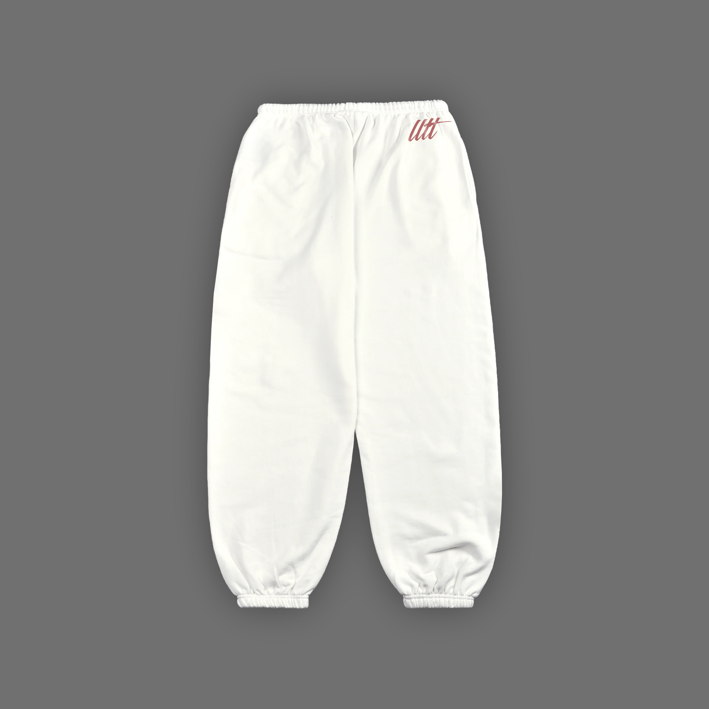 BATMAN CH.2 BAGGY PLUSH SWEATS IN MOON WHITE