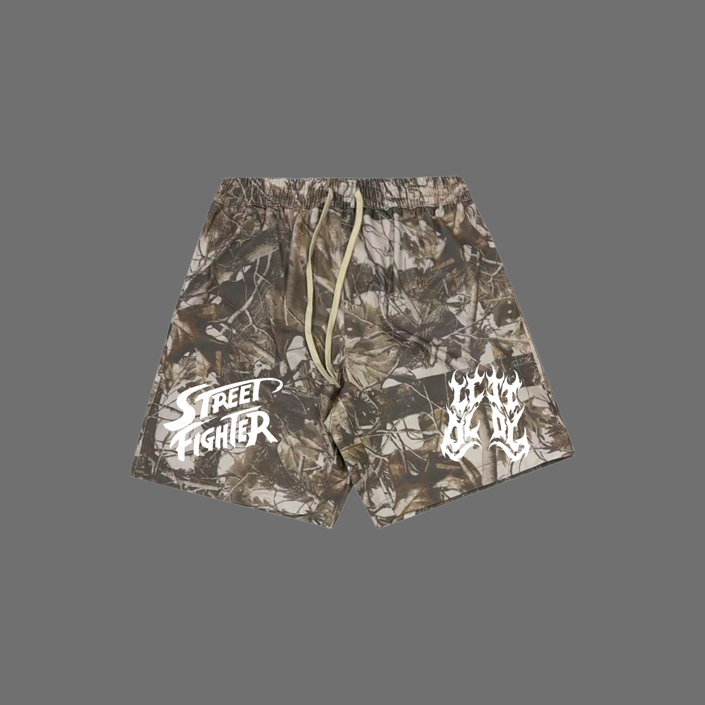 STREET FIGHTER FRENCH TERRY CAMO SHORTS