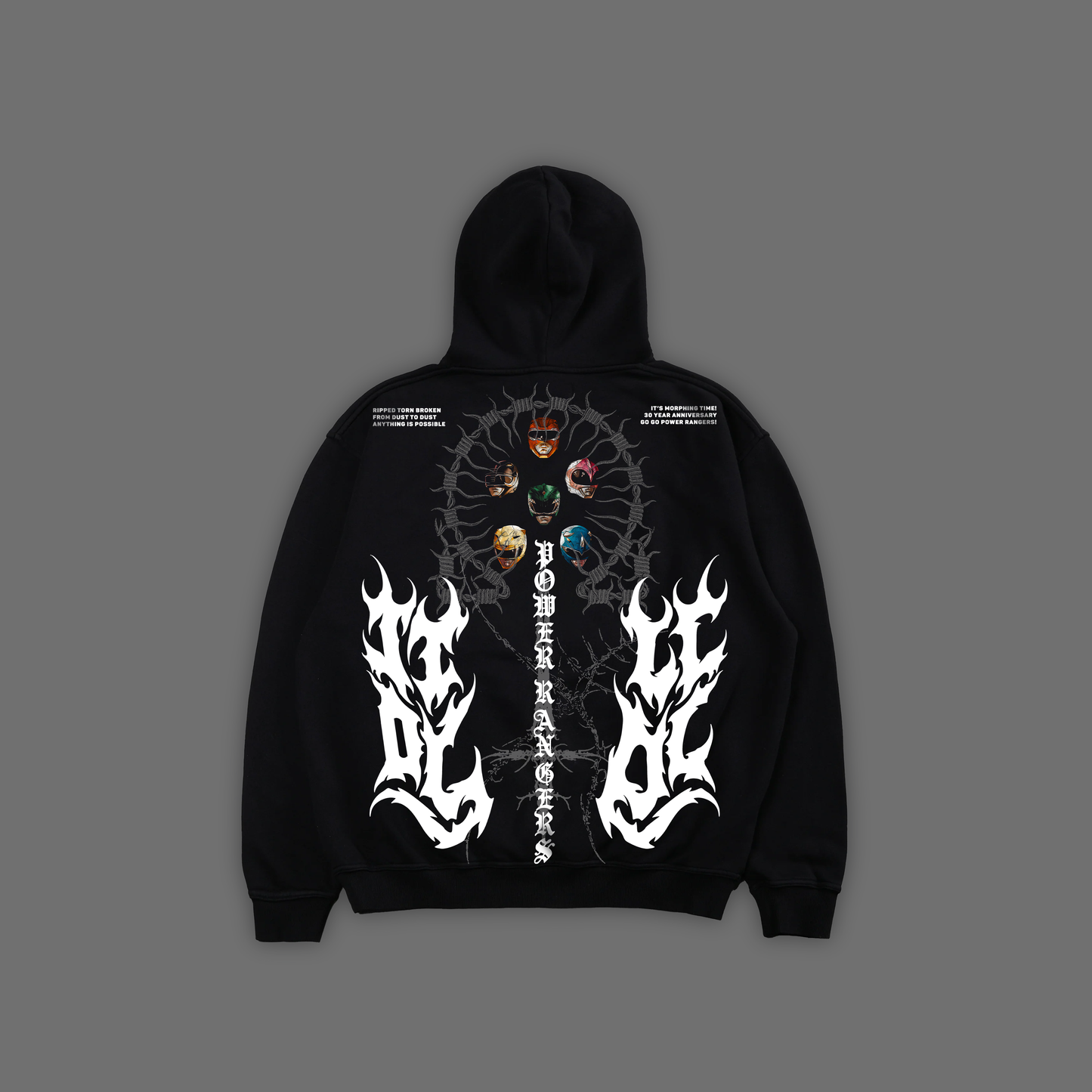 MIGHTY MORPHIN '32 YEAR EDITION' PULLOVER PLUSH HOODIE