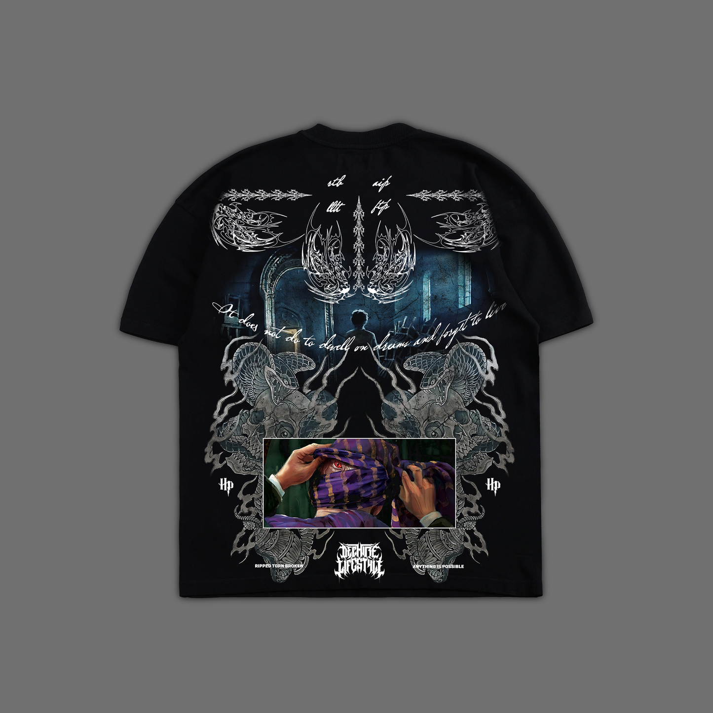 SORCERER'S STONE | TBWL 'LIMITED' OVERSIZED TEE IN BLACK
