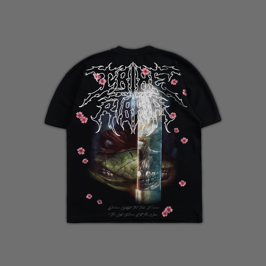 REVENGE ARC 'LIMITED' OVERSIZED TEE IN BLACK