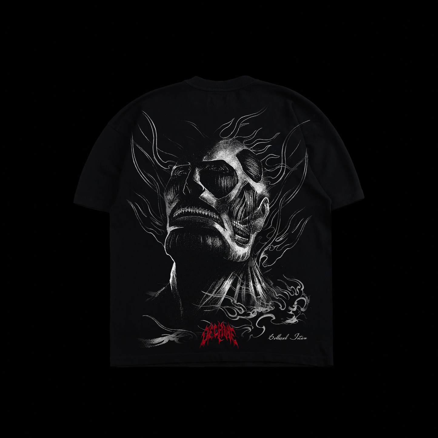 COLOSSAL '25 EDITION' OVERSIZED TEE IN BLACK