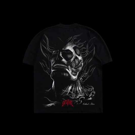 COLOSSAL '25 EDITION' OVERSIZED TEE IN BLACK