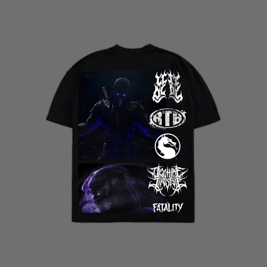 SF | SAGAT 'LIMITED' PULLOVER OS FLEECE HOODIE IN BLACK