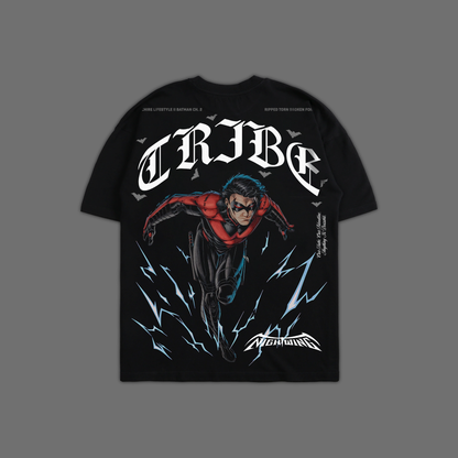 NIGHTWING 52 'LIMITED' OVERSIZED TEE IN BLACK