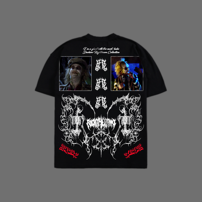BEETLEJUICE 'LIMITED' OVERSIZED TEE IN BLACK