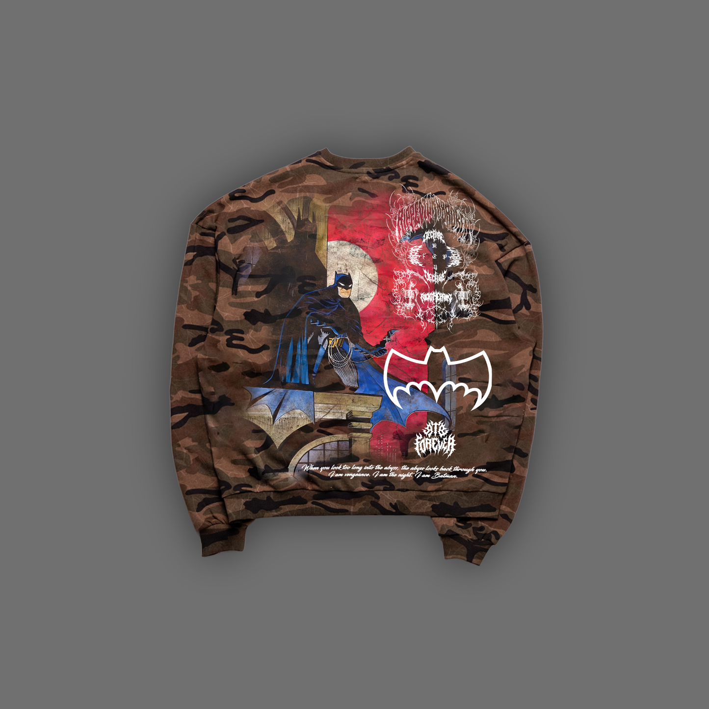 THE ANIMATED SERIES '1992 EDITION' HVYWT OVERSIZED CAMO CREWNECK