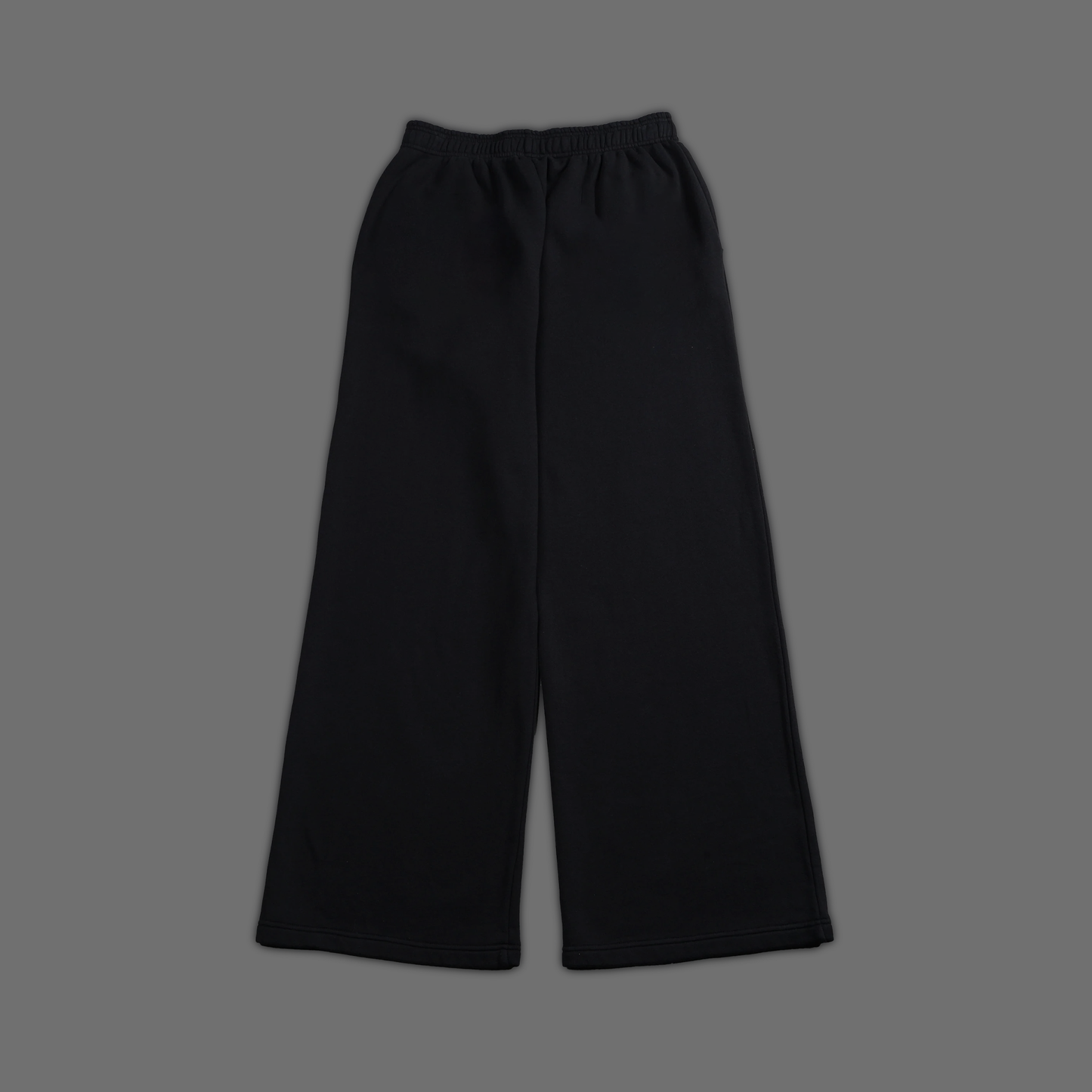'DCEASED' WIDE LEG LOUNGE SWEATS IN ACTIVE BLACK