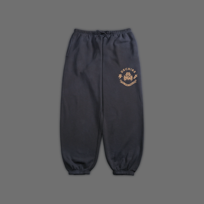 DL: ESSENTIALS 05 BAGGY PLUSH SWEATS IN BLACK