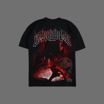 ARASAKA'S PUPPET 'LIMITED' OVERSIZED TEE IN BLACK
