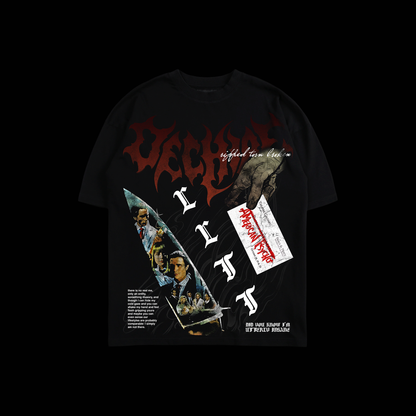 AMERICAN PSYCHO 'LIMITED' OS TEE IN BLACK