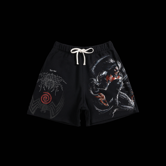 KNULL | KING IN BLACK '1 OF 100' LOUNGE SWEAT SHORTS