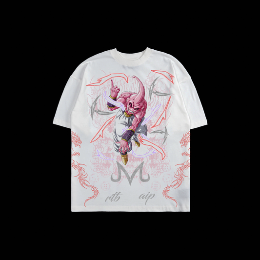 MAJIN BUU | DBZ '1 OF 500' OS TEE IN WHITE