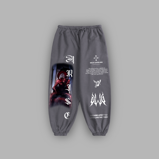 ARISE.. 'LIMITED' BAGGY PLUSH SWEATS IN SLATE