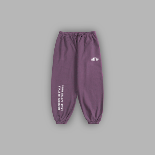 RTB 'LIMITED' ULTRA BAGGY SWEATS IN ASH PURPLE