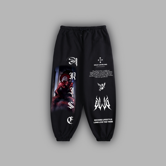 ARISE.. 'LIMITED' BAGGY PLUSH SWEATS IN BLACK