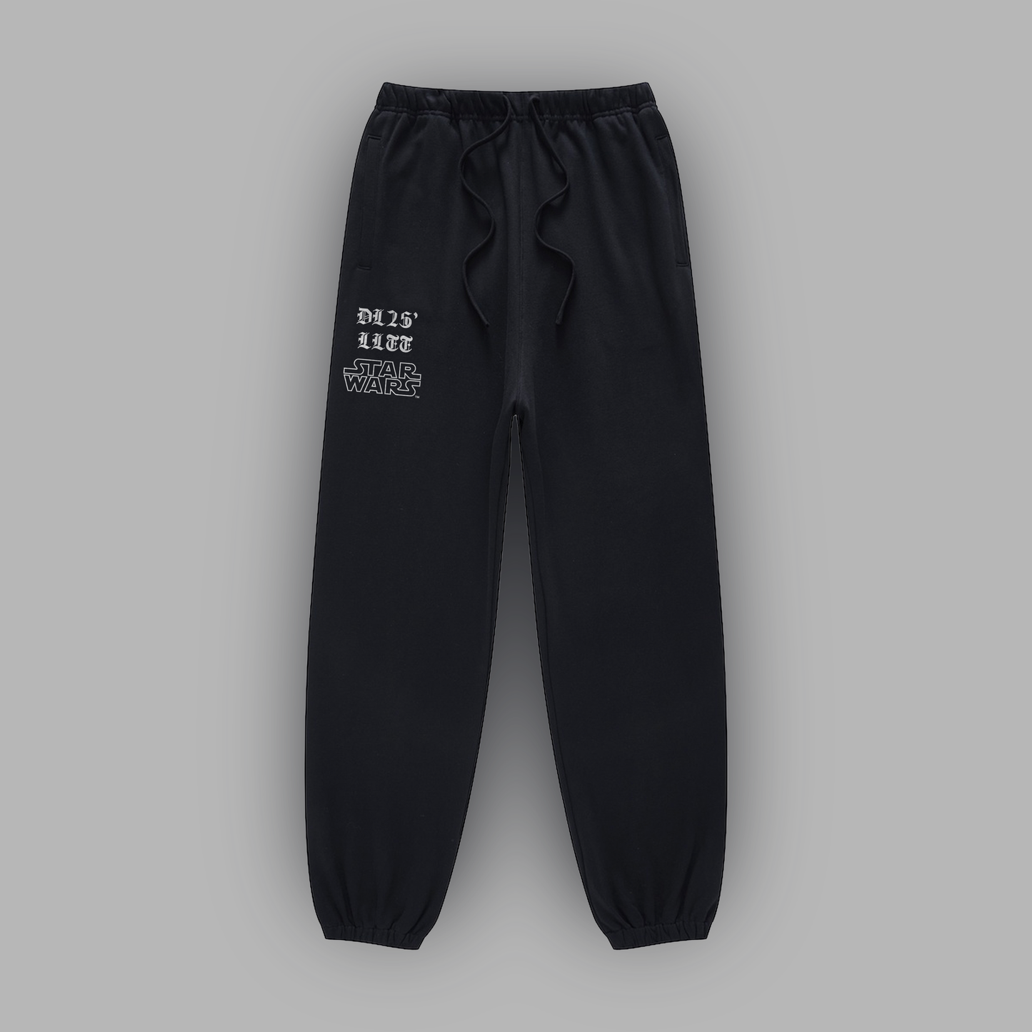 DL x SW HVYWT ESSENTIAL SWEATS IN BLACK