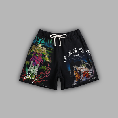 BROLY 32nd ANNIVERSARY EDITION 7" LOUNGE SHORTS IN BLACK
