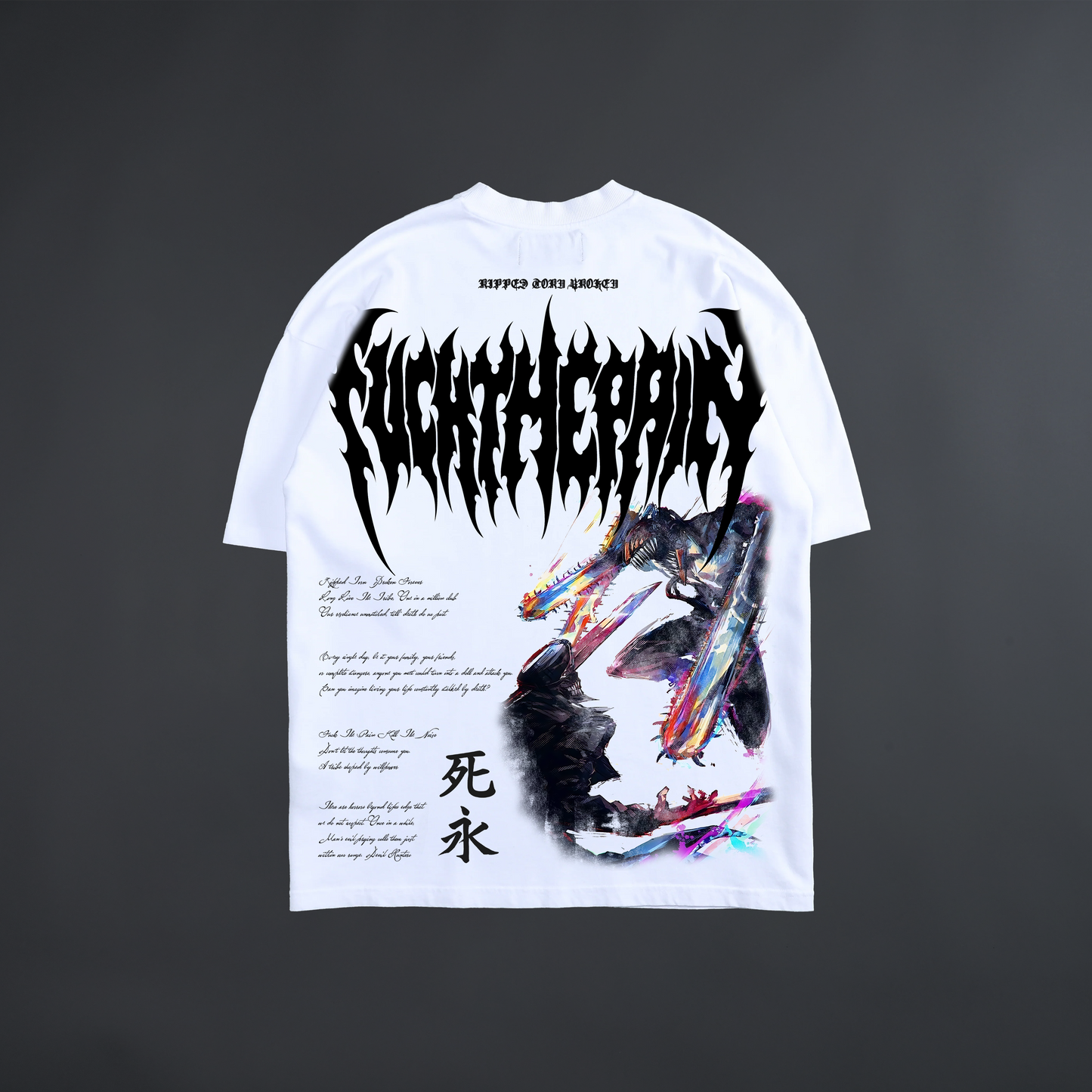 CHAINSAW MAN 'LIMITED' OS TEE MOON WHITE EDITION®