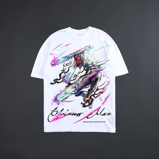 CHAINSAW MAN 'LIMITED' OS TEE MOON WHITE EDITION®