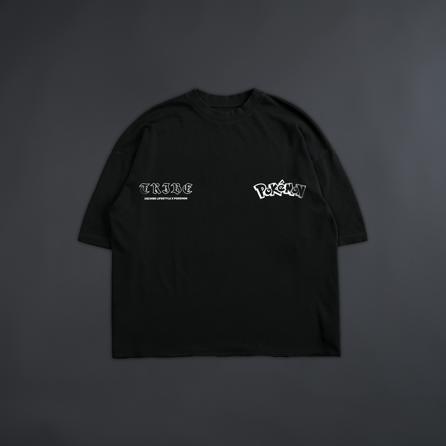 CHARIZARD 'LIMITED' DL:MADE RAW HEM OVERSIZED TEE