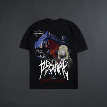 GARCHOMP & CYNTHIA 'LIMITED' OVERSIZED TEE IN BLACK