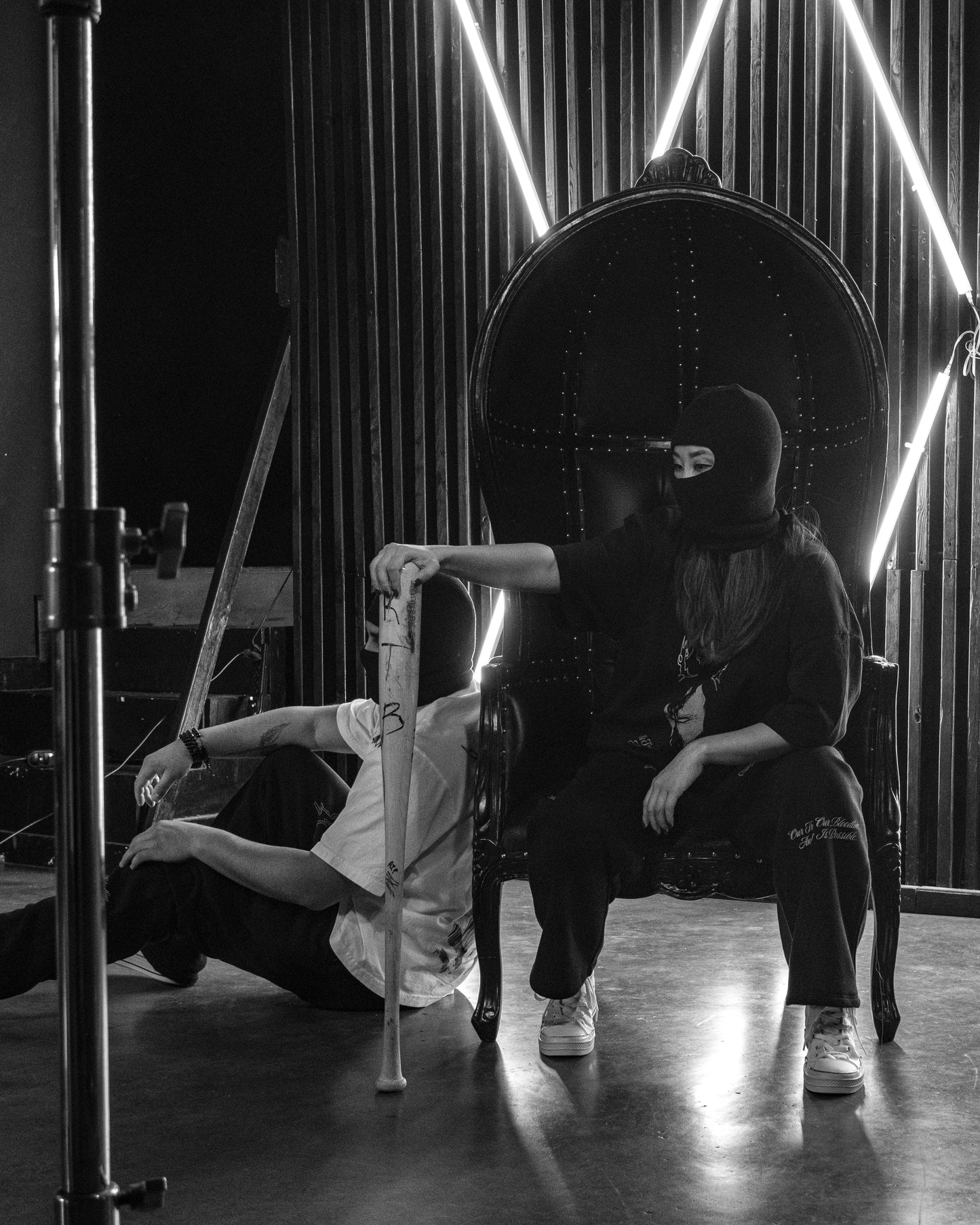 TEK SPAWN 'LIMITED' 8.5oz LA:MADE WGD TEE IN BLACK