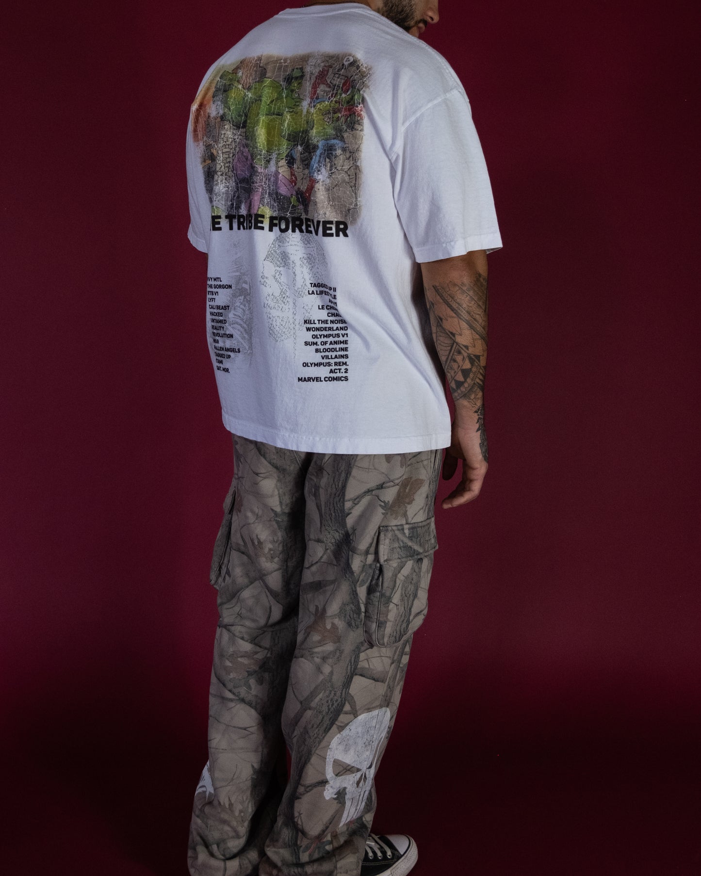 HULK! SMASH! 'LIMITED' 10oz OVERSIZED TEE IN WHITE