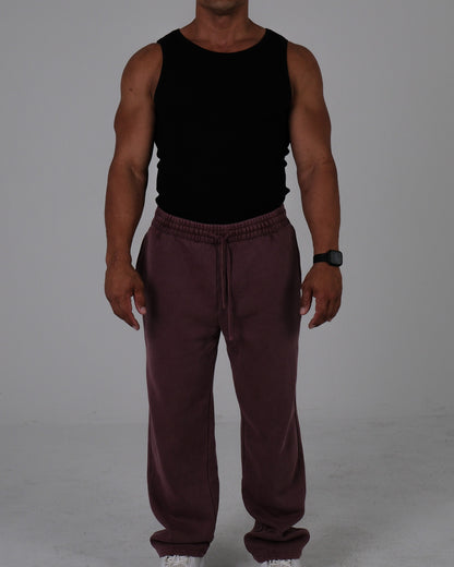 RED WIND FOREVER RIBBED TANK IN BLACK