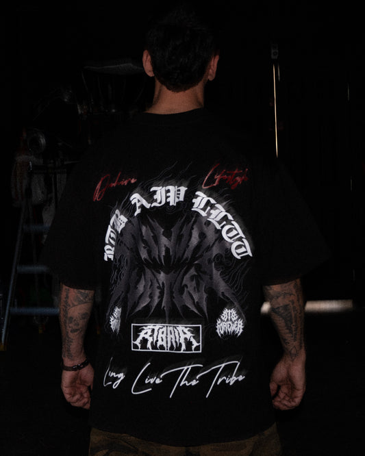 RAPHAEL'S RAGE 'LIMITED' OVERSIZED TEE IN BLACK