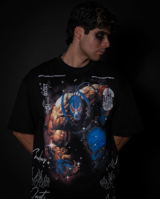 BANE | THE SHADOWS '1 OF 500' OVERSIZED TEE IN BLACK