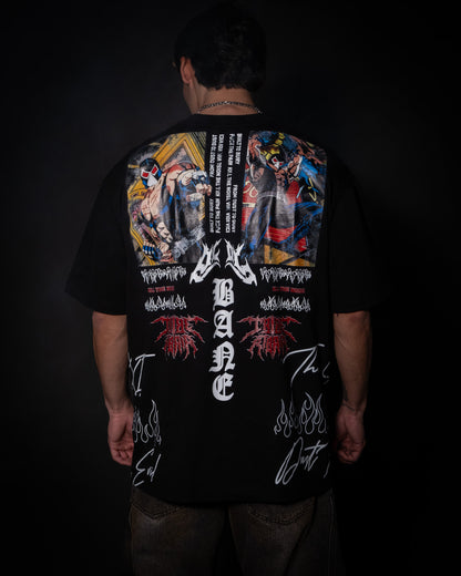 BANE | THE SHADOWS '1 OF 500' OVERSIZED TEE IN BLACK