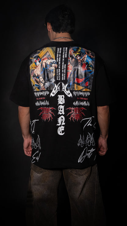 BANE | THE SHADOWS '1 OF 500' OVERSIZED TEE IN BLACK