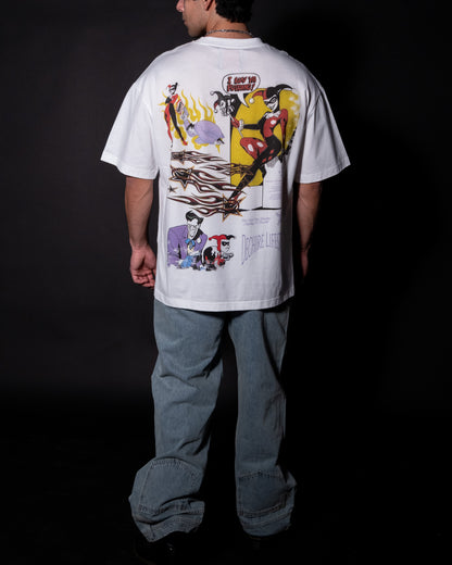 JOKER & HARLEY | RCL '97 SERIES' OVERSIZED TEE IN WHITE