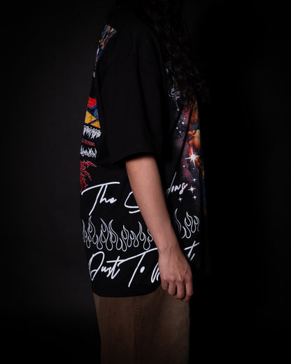 BANE | THE SHADOWS '1 OF 500' OVERSIZED TEE IN BLACK