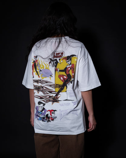 JOKER & HARLEY | RCL '97 SERIES' OVERSIZED TEE IN WHITE