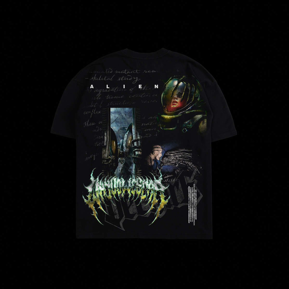 SIGNAL FROM THE VOID 'LIMITED' OS TEE IN BLACK
