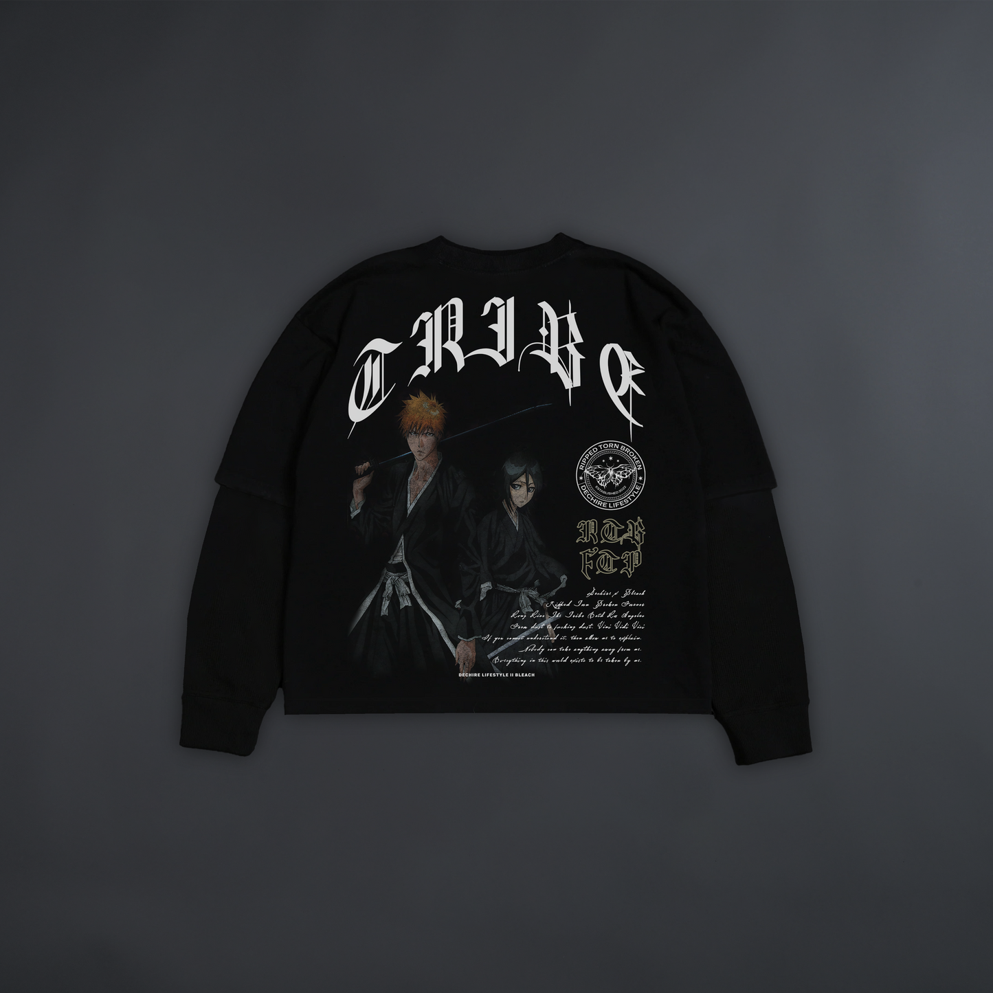 ICHIRUKI '1 OF 50' OVERSIZED TWOFER L/S w/ FR. POCKET
