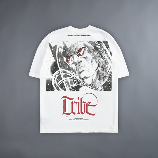 TEK MR. FREEZE: COLD, COLD HEARTS. 'LIMITED' 8.5oz LA:MADE WGD TEE IN WHITE