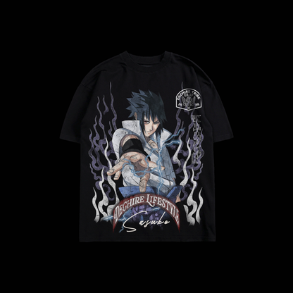 BLOODLINE OF ASHES 'LIMITED' OS TEE IN BLACK