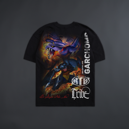 GARCHOMP & CYNTHIA 'LIMITED' OVERSIZED TEE IN BLACK