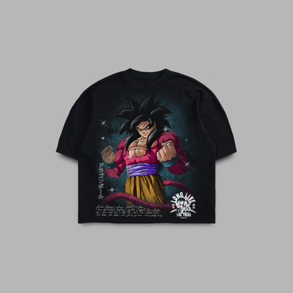 GOKU SS4 'LIMITED' OVERSIZED BOXY TEE IN BLACK