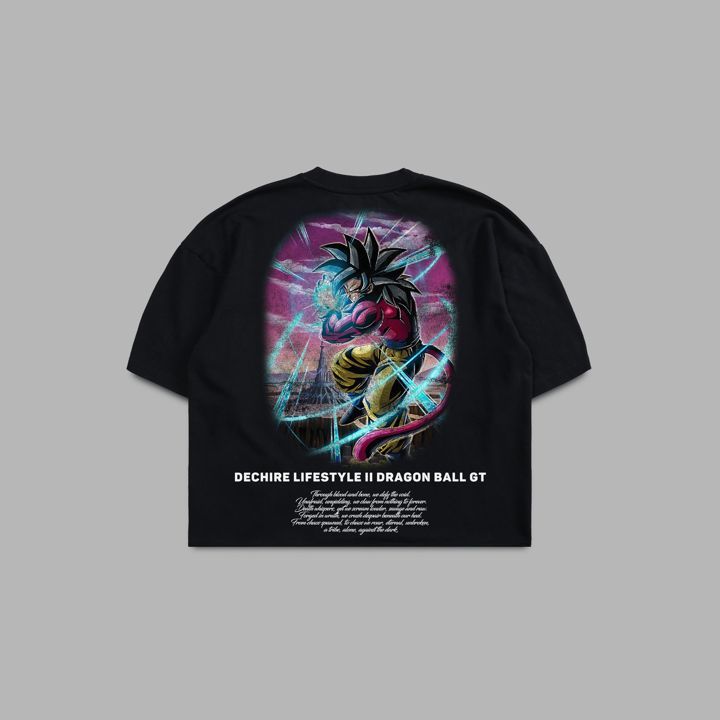 GOKU SS4 'LIMITED' OVERSIZED BOXY TEE IN BLACK