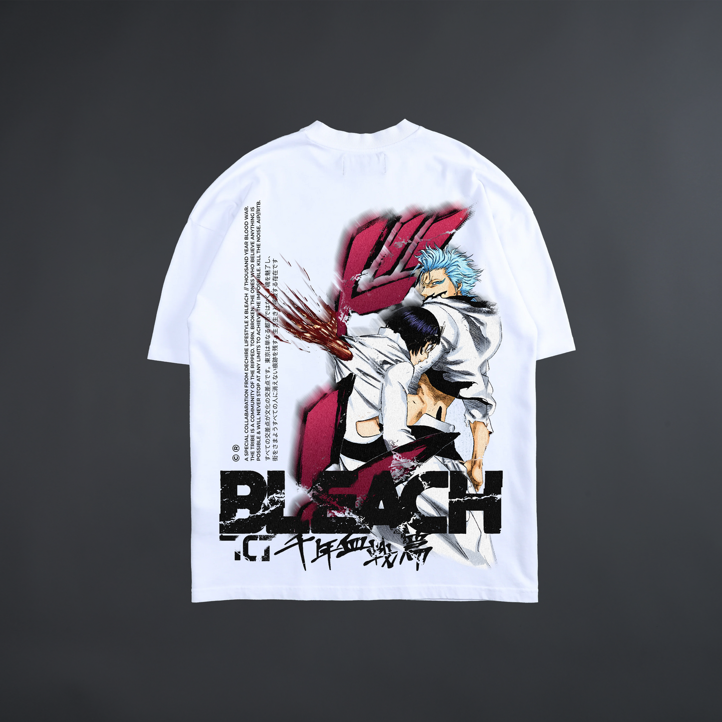 GRIMMJOW OVERSIZED TEE IN WHITE (SOA24® EDITION)
