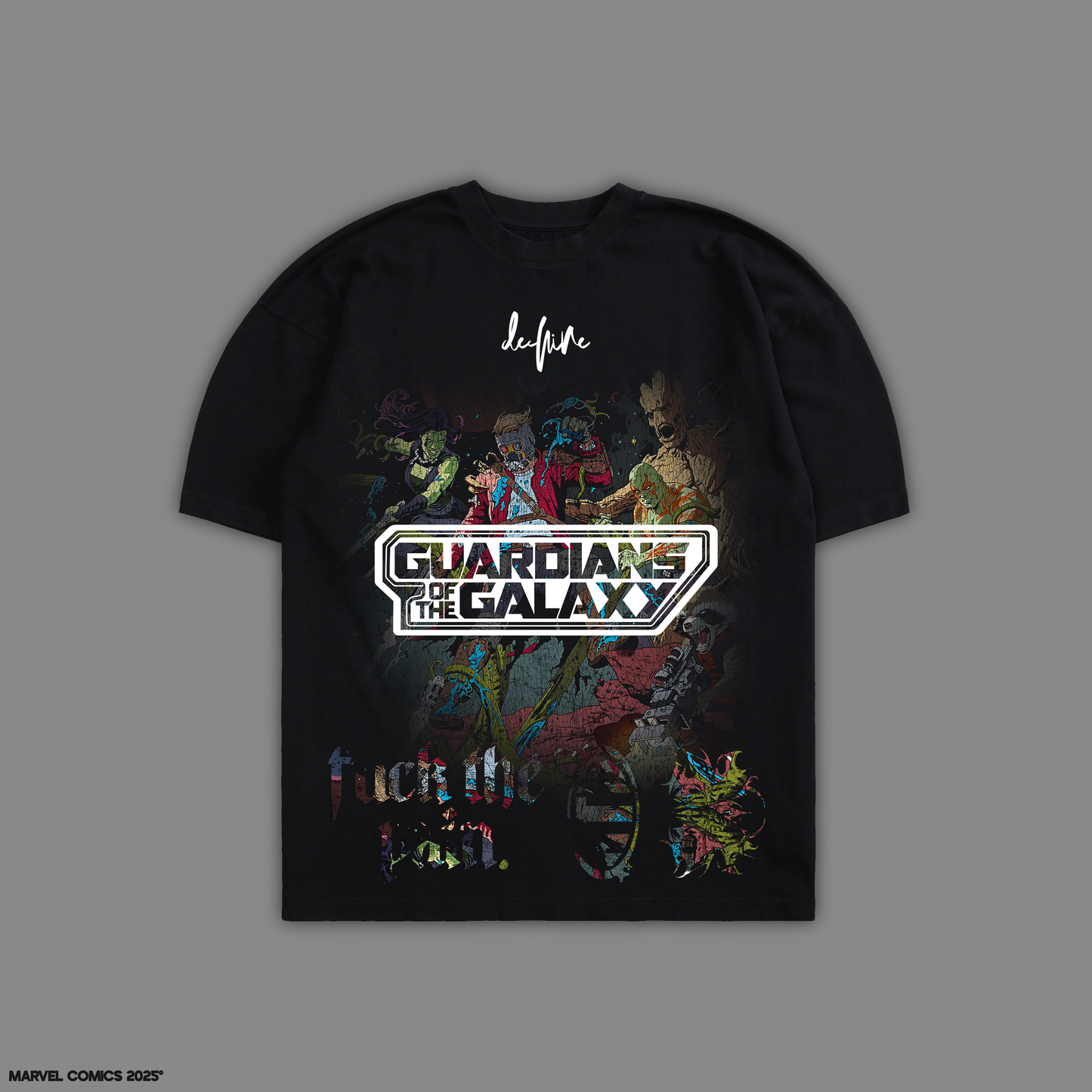 GUARDIANS: THE KORVAC SAGA 'LIMITED' 10oz OVERSIZED TEE IN WHITE