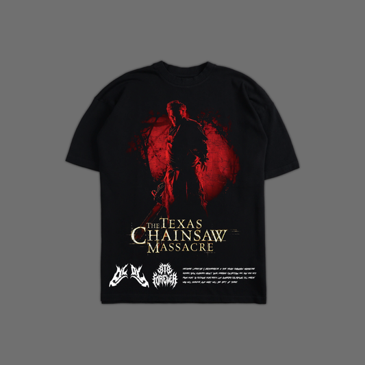 TEXAS CHAINSAW MASSACRE '1 OF 200' OVERSIZED TEE IN BLACK