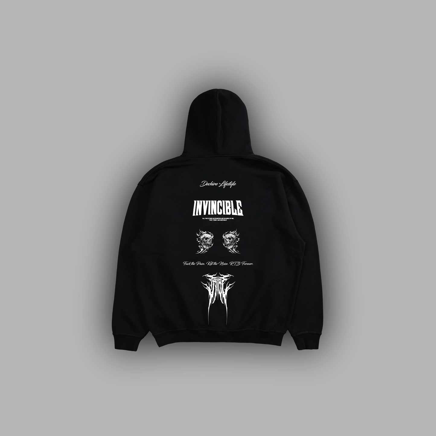 CONQUEST v. MARK 'LIMITED' POCKETLESS FLEECE BOXY HOODIE