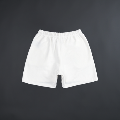 CHAINSAW MAN LOUNGE SWEAT SHORTS IN WHITE
