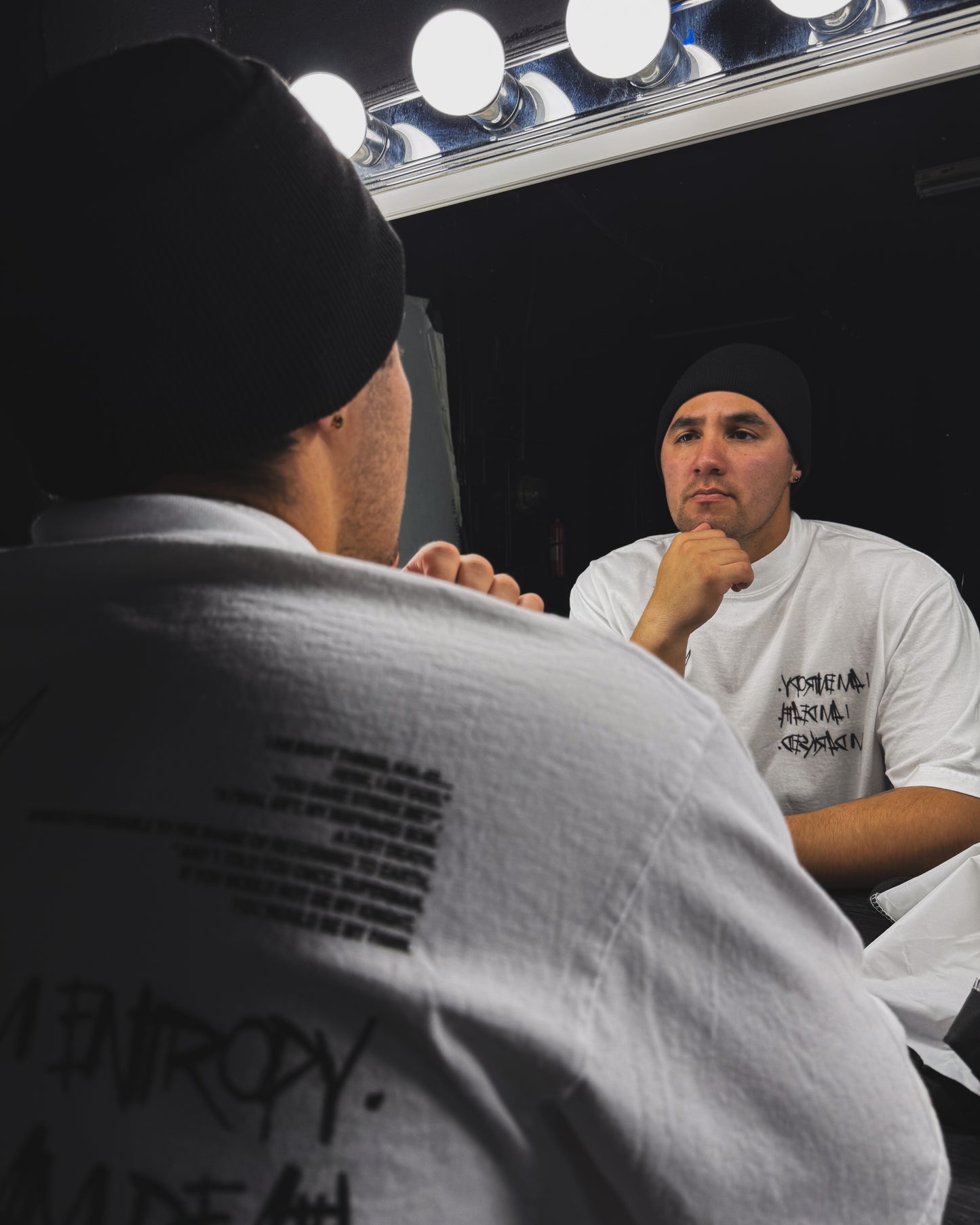 TEK DARKSEID: ENTROPY 'LIMITED' 8.5oz LA:MADE WGD TEE IN WHITE