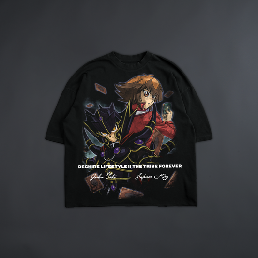 JADEN YUKI: SUPREME KING 'LIMITED' DL:MADE RAW HEM OVERSIZED TEE
